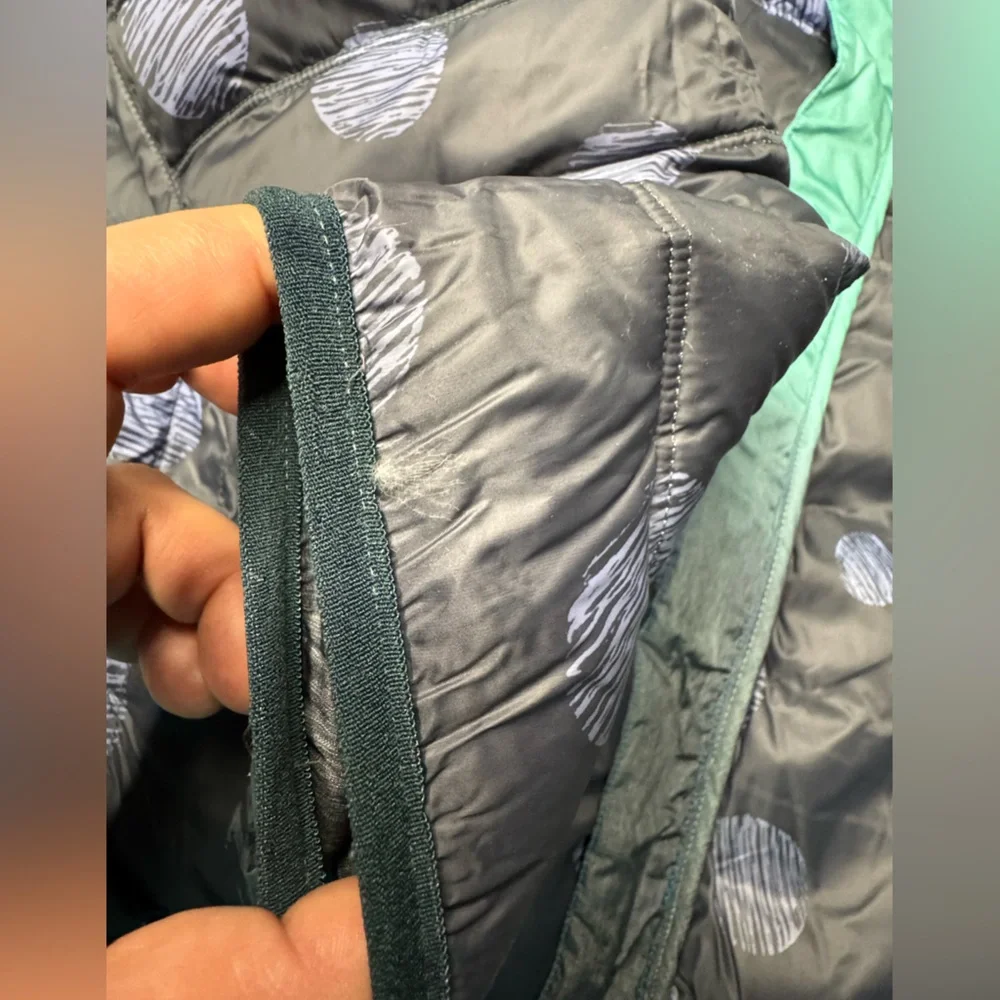 Lords of harlech Men's Teal and Gray Puffer Jacket
